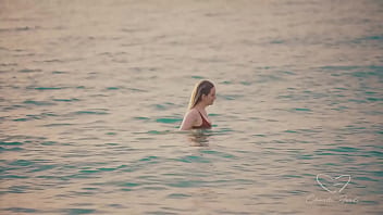 Making out during the beach sunset charlie forde & olive gee make out