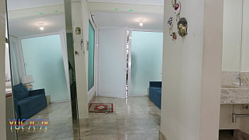 Insatiable brazilian rebeca villar fucks four big studs with dap 0% pussy and swallow their loads with cuckold husband watching