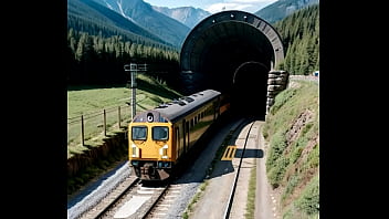 Beautiful blond milf in a leather uniform fucked in a night train ai illustrated leather porn dream