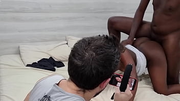 Bastidores da gravação com a novinha alicia ribeiro interpretando a enteada do nego black que comeu cu dela na pele