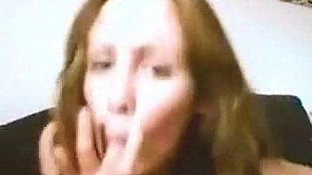 Petite young camgirl perky tits strips and rubs pussy