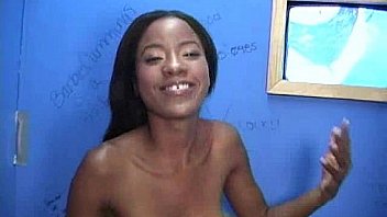 Gloryhole cock licking and sucking interracial 27