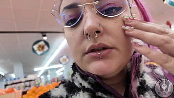 Rebeca Addams Burping At The Supermarket For Shooping thumbnail