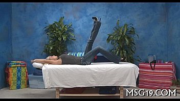 Kinky angel gets pussy massage