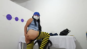 Sexy girl dancing alone strips naked touching her pussy showing everything – hot amateur