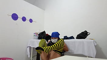 Sexy girl dancing alone strips naked touching her pussy showing everything – hot amateur