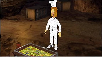 Chef gets pissed off at guy busting all over him