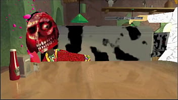 Chef gets pissed off at guy busting all over him