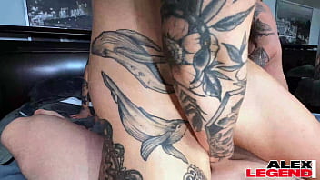 Big cock stud alex legend in "1 lucky sausage 3 slutty cunts"