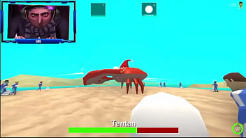 Playing crab game for the first time Playing crab game for the first time