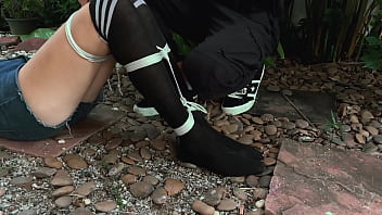 I punish her by tickling her sexy feet I punish her by tickling her sexy feet