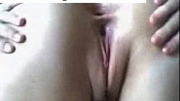 Brunette tape facing cam removes on webcam entertaining through dildo