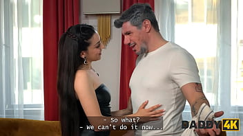 Daddy4k secret sex with her bf's daddy hot video with isabella lapiedra