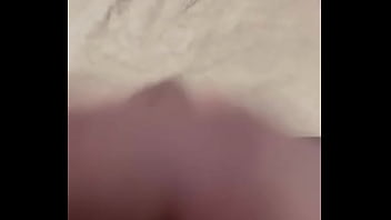 Jerking off with big cum shot