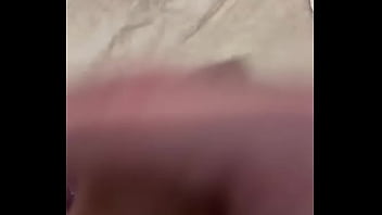 Jerking off with big cum shot