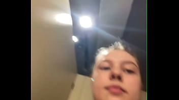 Natural tits bouncing so hot in gym