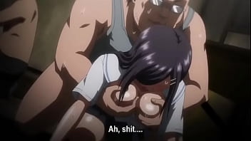 Mujin eki 1&2 ugly gay takes advantage of a school girl