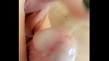 Skater boy damien jayce teasing with precum