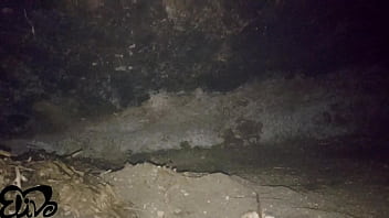That cave was too dark and lonely i had to cum in it