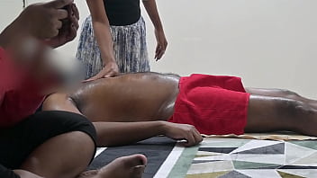 Handjob by sexy ladies