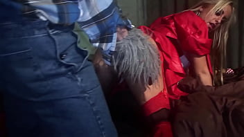 Cindy behr and savannah gold are happy to share a cock together