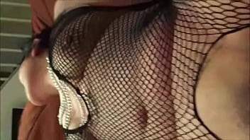 Amateur couple fingering her anus closeup