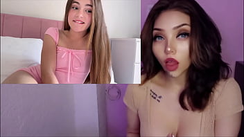 La hijastra pervertida convence a su madrastra de coger juntas con un desconocido