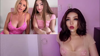 La hijastra pervertida convence a su madrastra de coger juntas con un desconocido