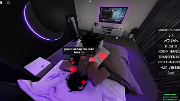 Roblox femboy has rough sex