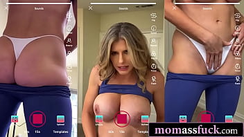 Caught stepmom camming and gave that ass a proper pounding