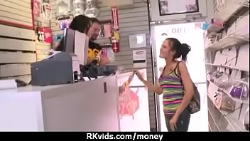 Amateur girl likes to suck cock for cash 11