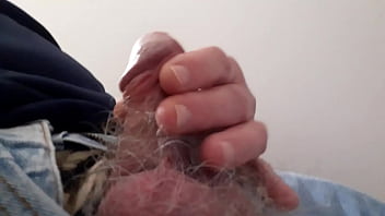 Rusty masturbating his little hairy cock