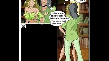 Flora from winx fuck in library