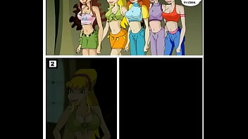 Flora from winx fuck in library