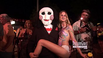 Bodypaint festival flashers