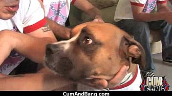 Cum and bang group of horny dudes 25