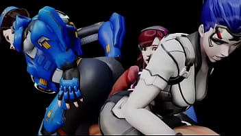 Overwatch tracer x widow duo ass grinding