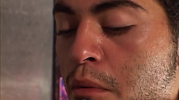 Short hair red head annabelle lee double penetration in bar