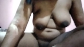 Hot stepsister pussy hard fucked by her stepbrother sharing bed room