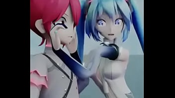 Mmd animacion teto and miku toaster