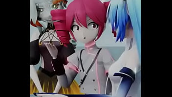 Mmd animacion teto and miku toaster