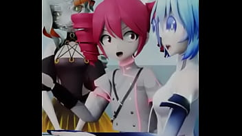 Mmd animacion teto and miku toaster
