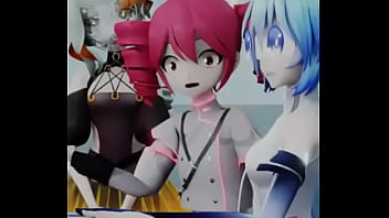Mmd animacion teto and miku toaster