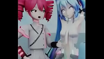 Mmd animacion teto and miku toaster