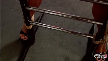 Pervy scott rhodes ties up & sodomizes bondage blonde slut orabella