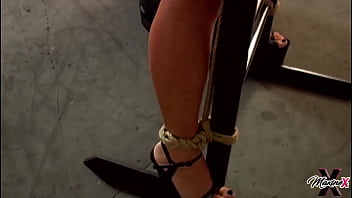 Pervy scott rhodes ties up & sodomizes bondage blonde slut orabella