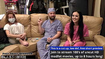 Become nurse as blaire celeste's pussy gets filled with cum