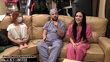 Become nurse as blaire celeste's pussy gets filled with cum