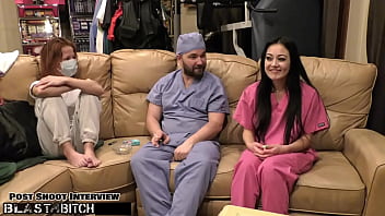 Become nurse as blaire celeste's pussy gets filled with cum