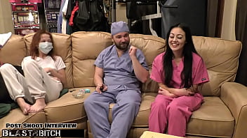 Become nurse as blaire celeste's pussy gets filled with cum